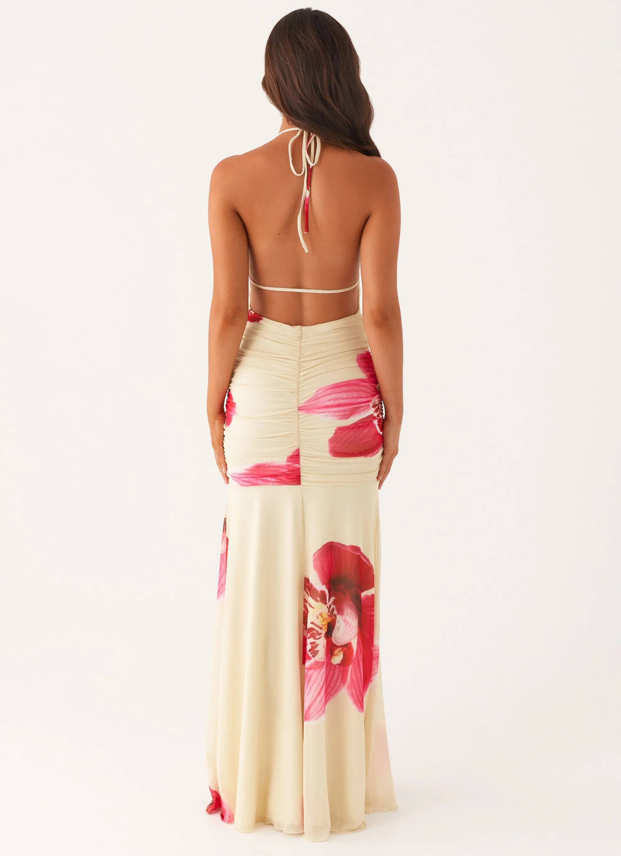 Trendy Vibes Hollywood Maxi Dress - Orchid Yellow