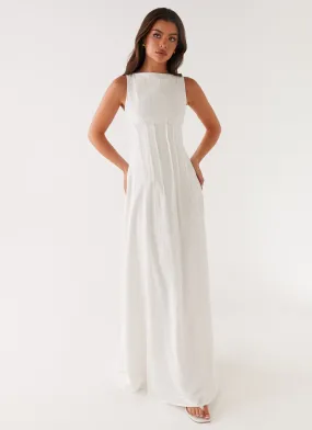 Daily Style Convertible-Style Maloney Maxi Dress - White
