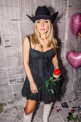 Dotted Desire Corset Dress Soft Presence Flattering Lines