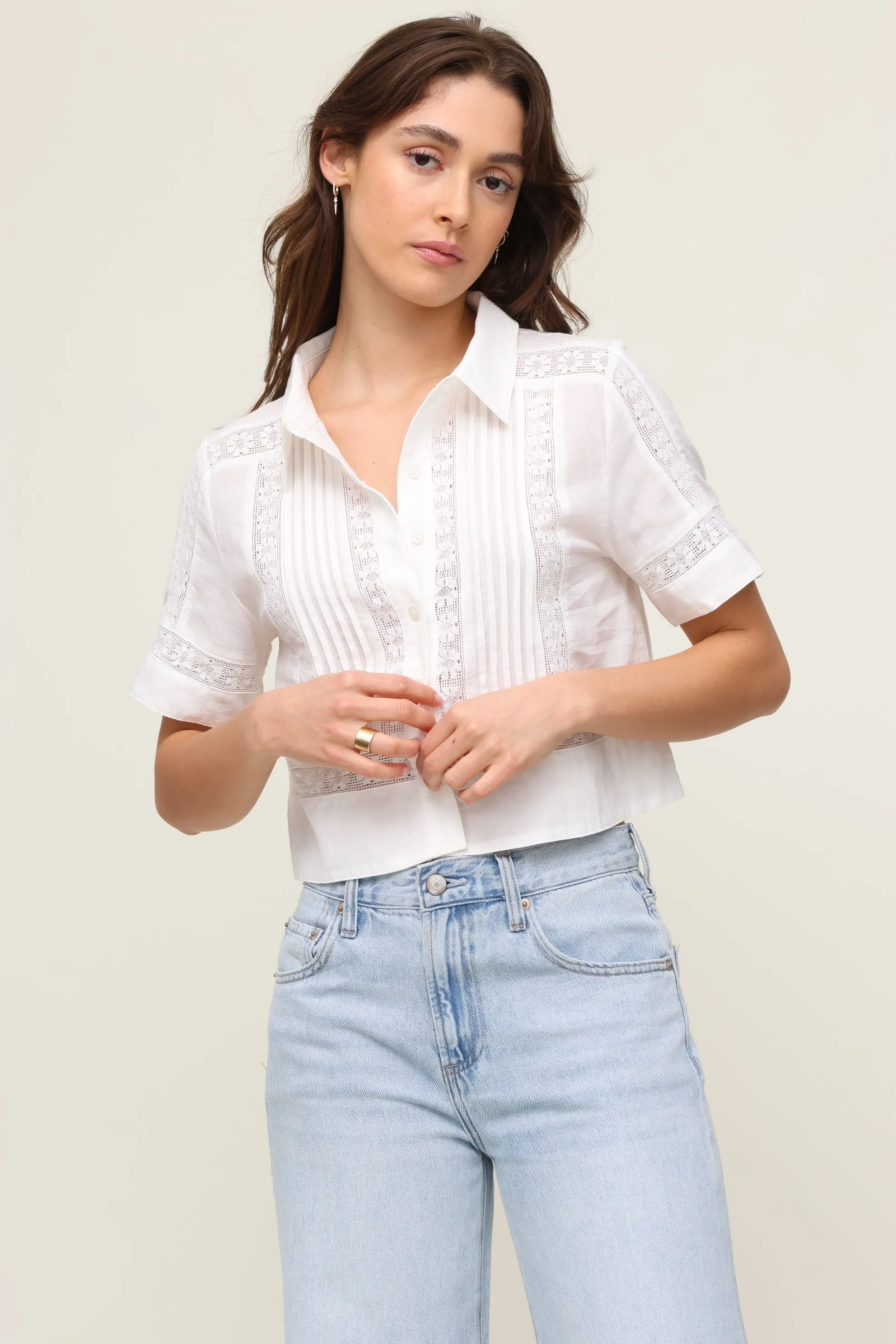 Suki Top Reinforced Buttonholes Fade Resistant Coating