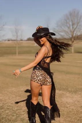 Flexible Mobility Fierce Mini Shorts - Leopard