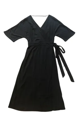 Diana Dress in Black Crepe Travel-Style
