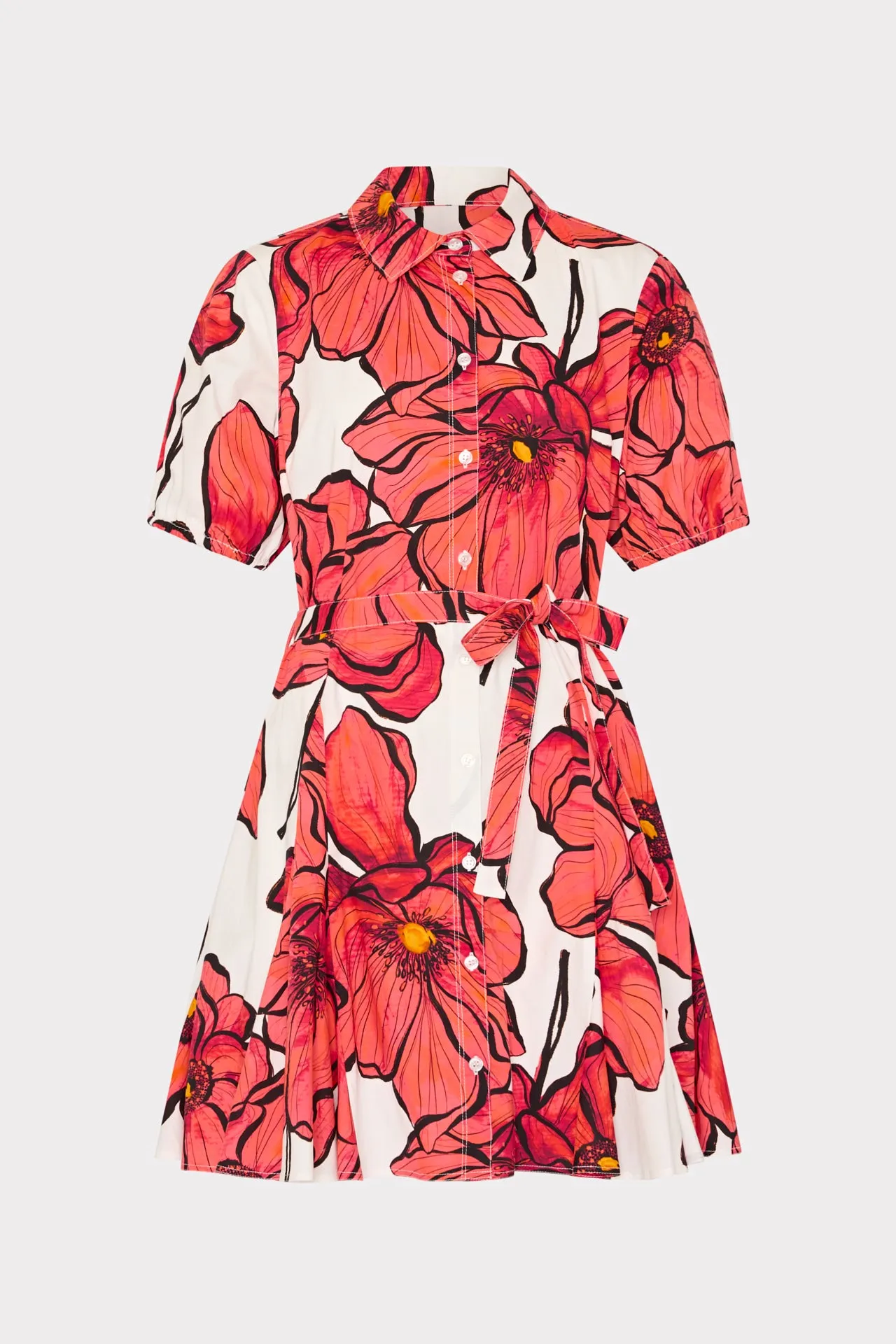 Chic Layer Juni Windflower Pastel Poplin Mini Dress