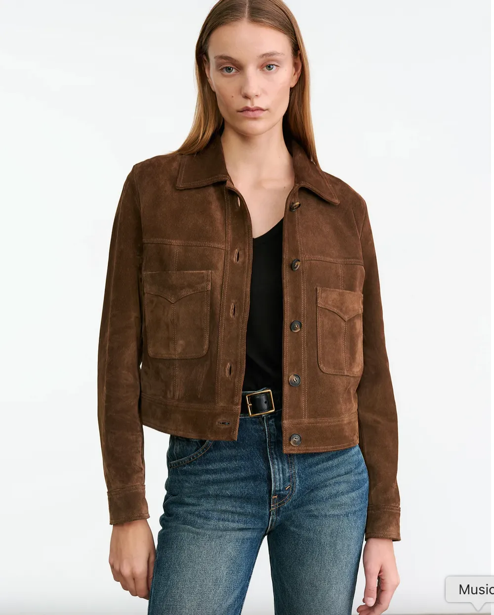 Casual Comfort discounted Susannah Suede Jacket in Hazelnut