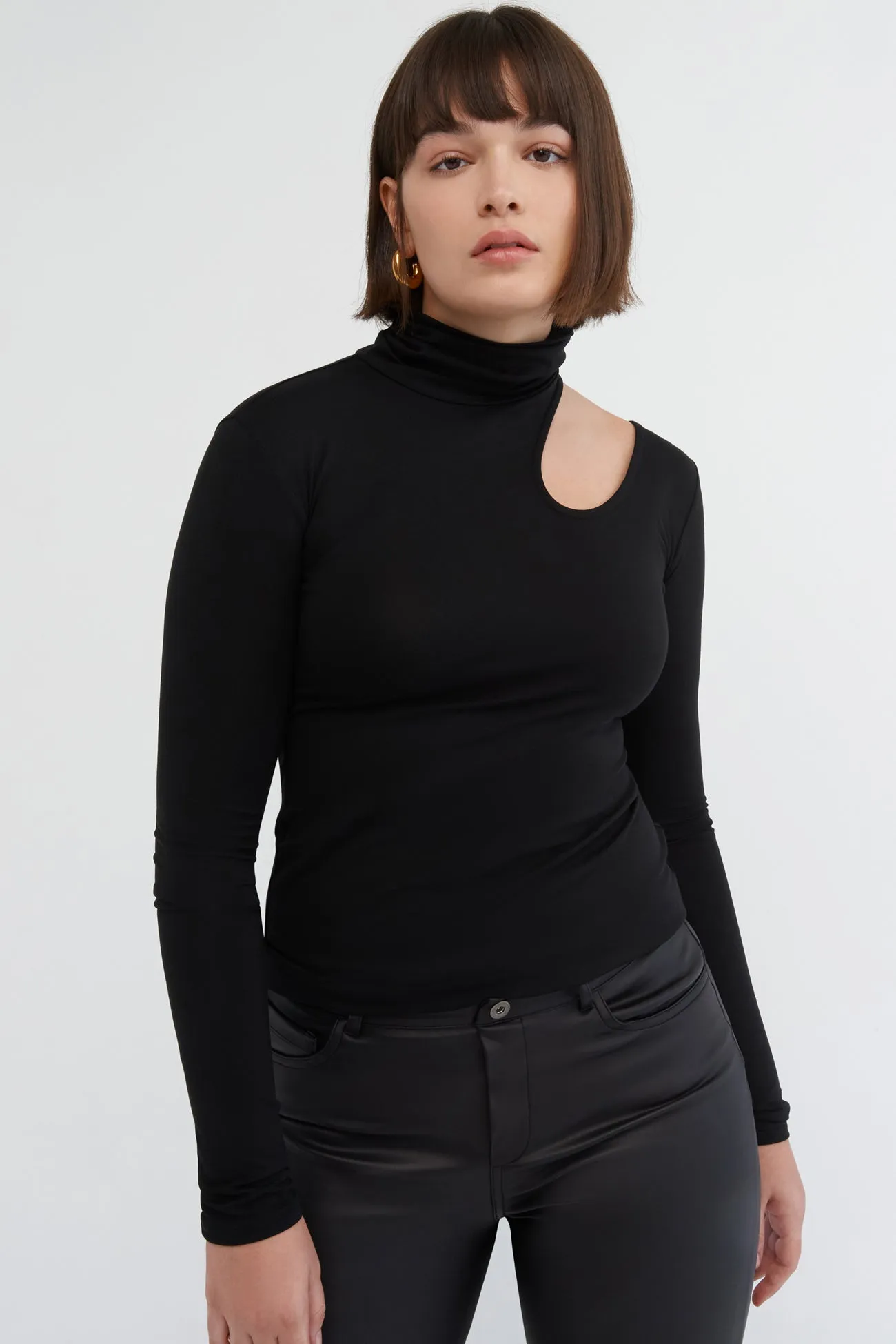 Elasticated Trim Easy Fit Allegra Top