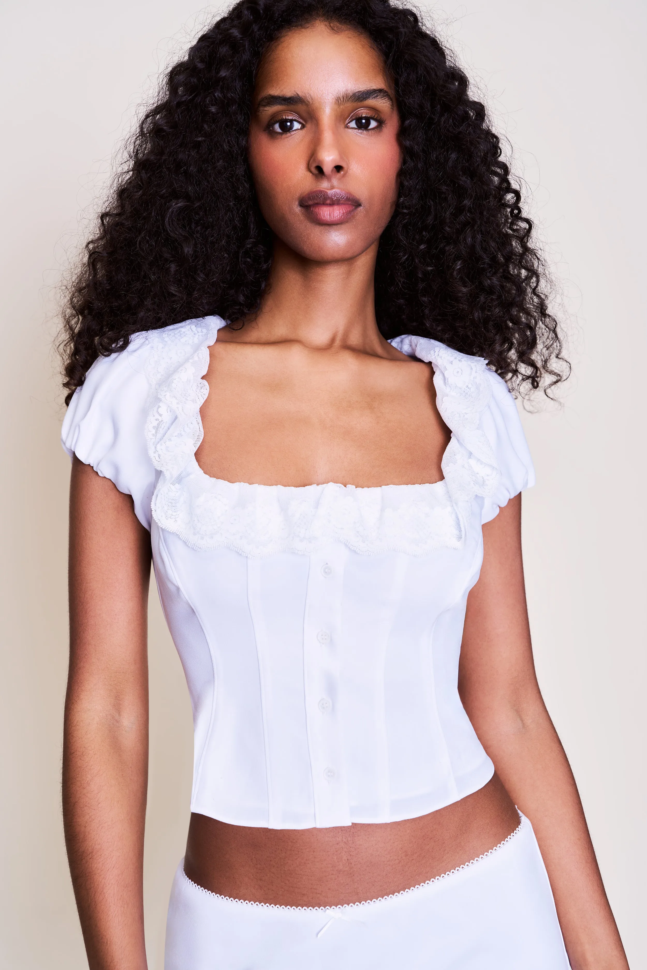 Oversized Silhouette Paloma Short Sleeve Top