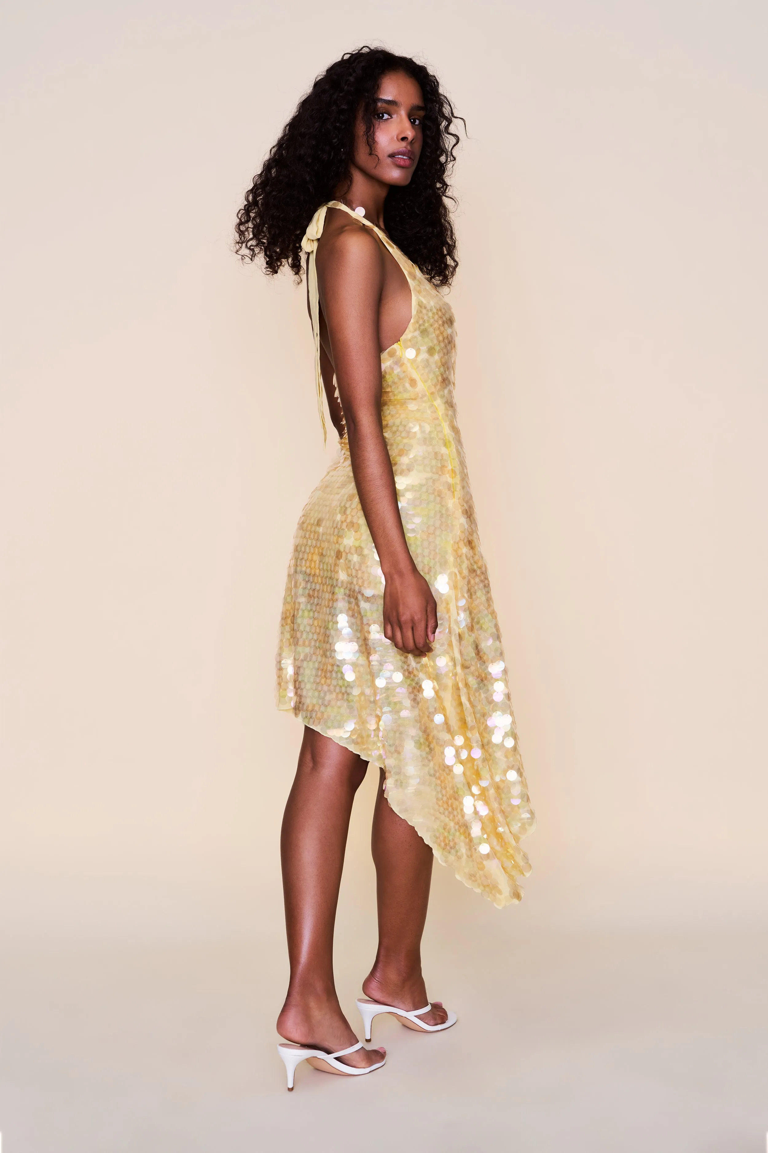 Besora Sequin Dress Motion Light