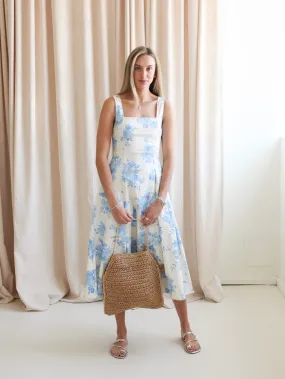 Relax Flex Travel Style Collins Floral Midi Dress