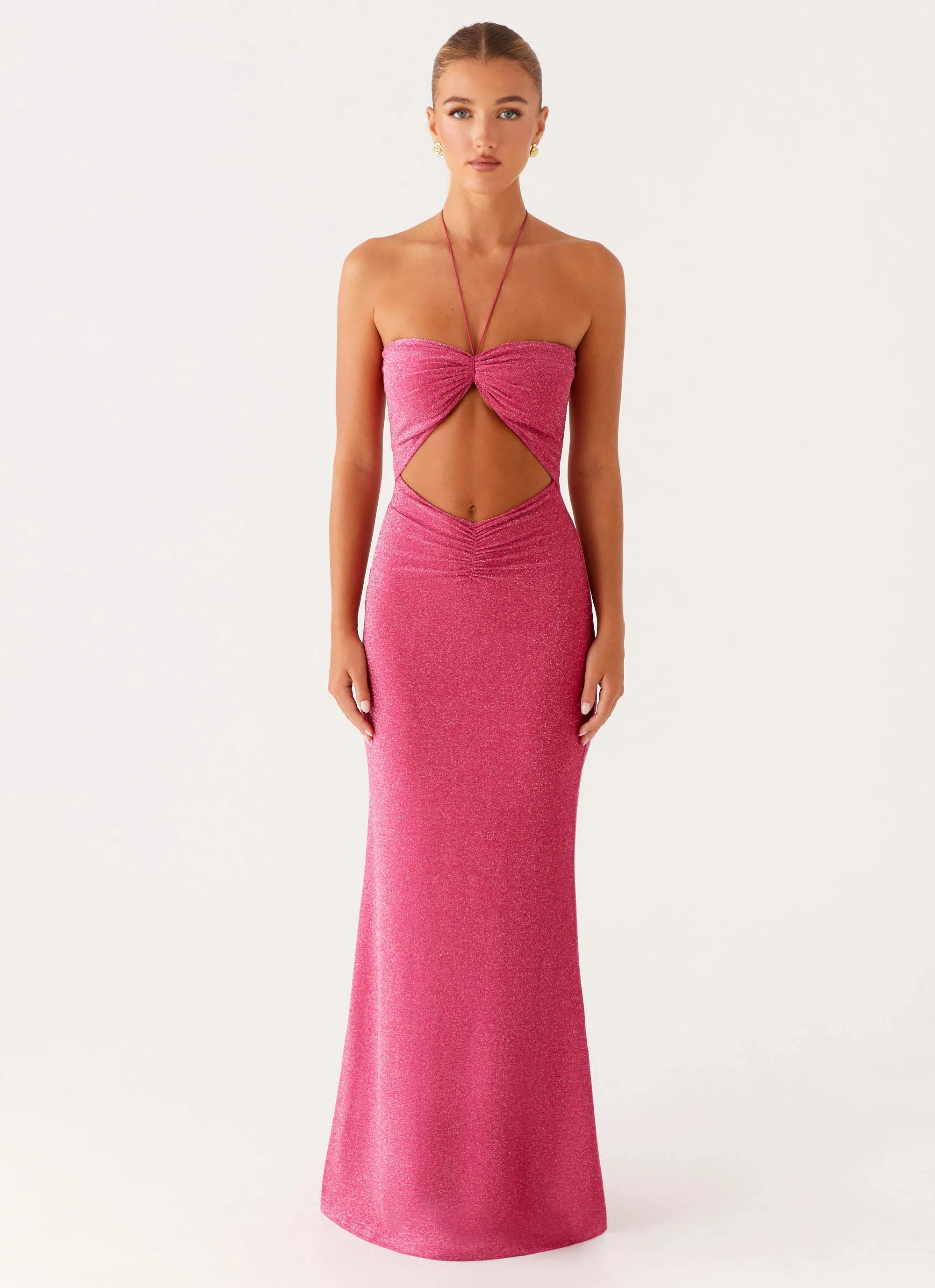 Evening Classic Lorenzo Maxi Dress - Raspberry