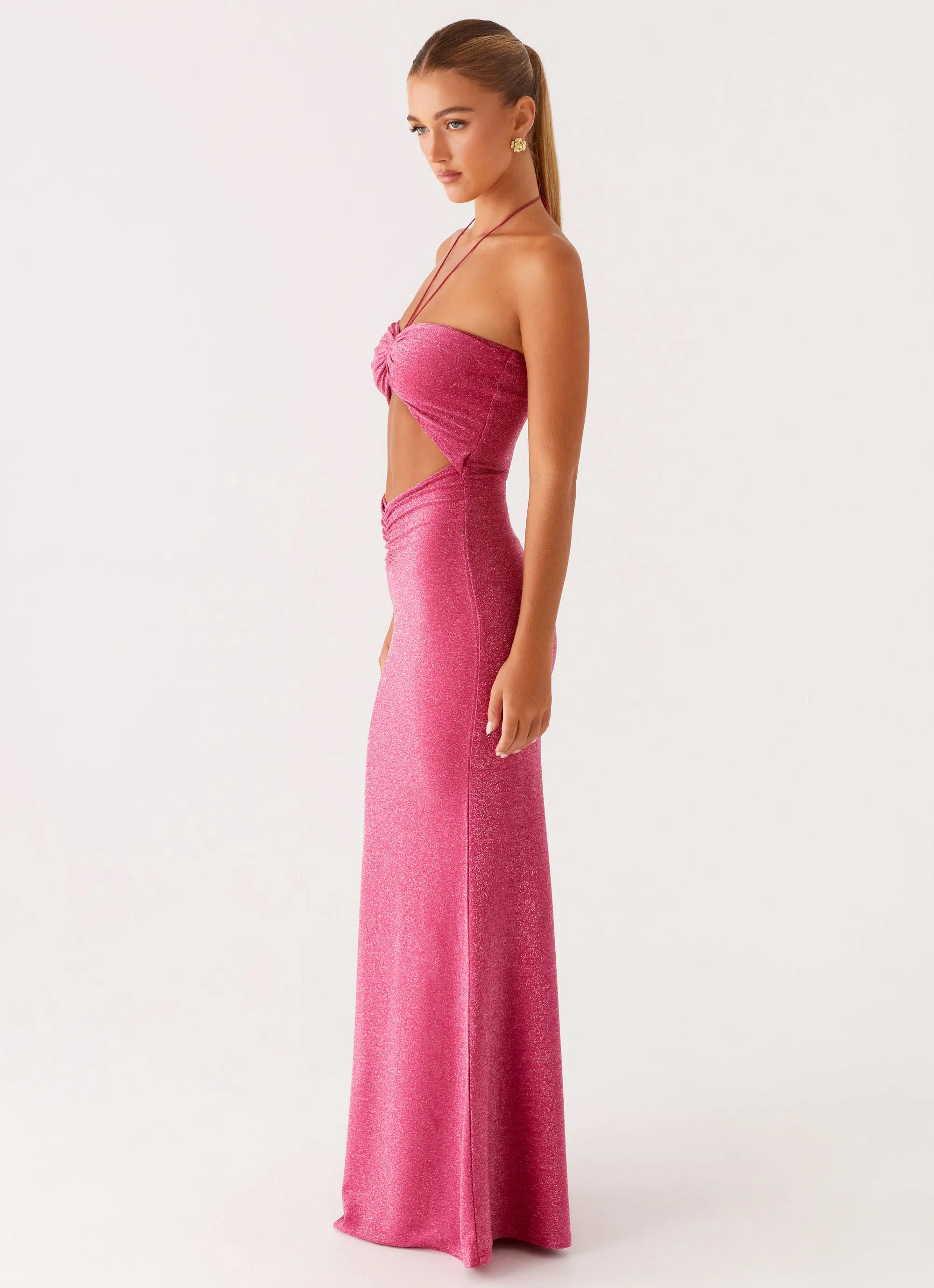 Relax Feel Soft Curve Lorenzo Maxi Dress - Raspberry