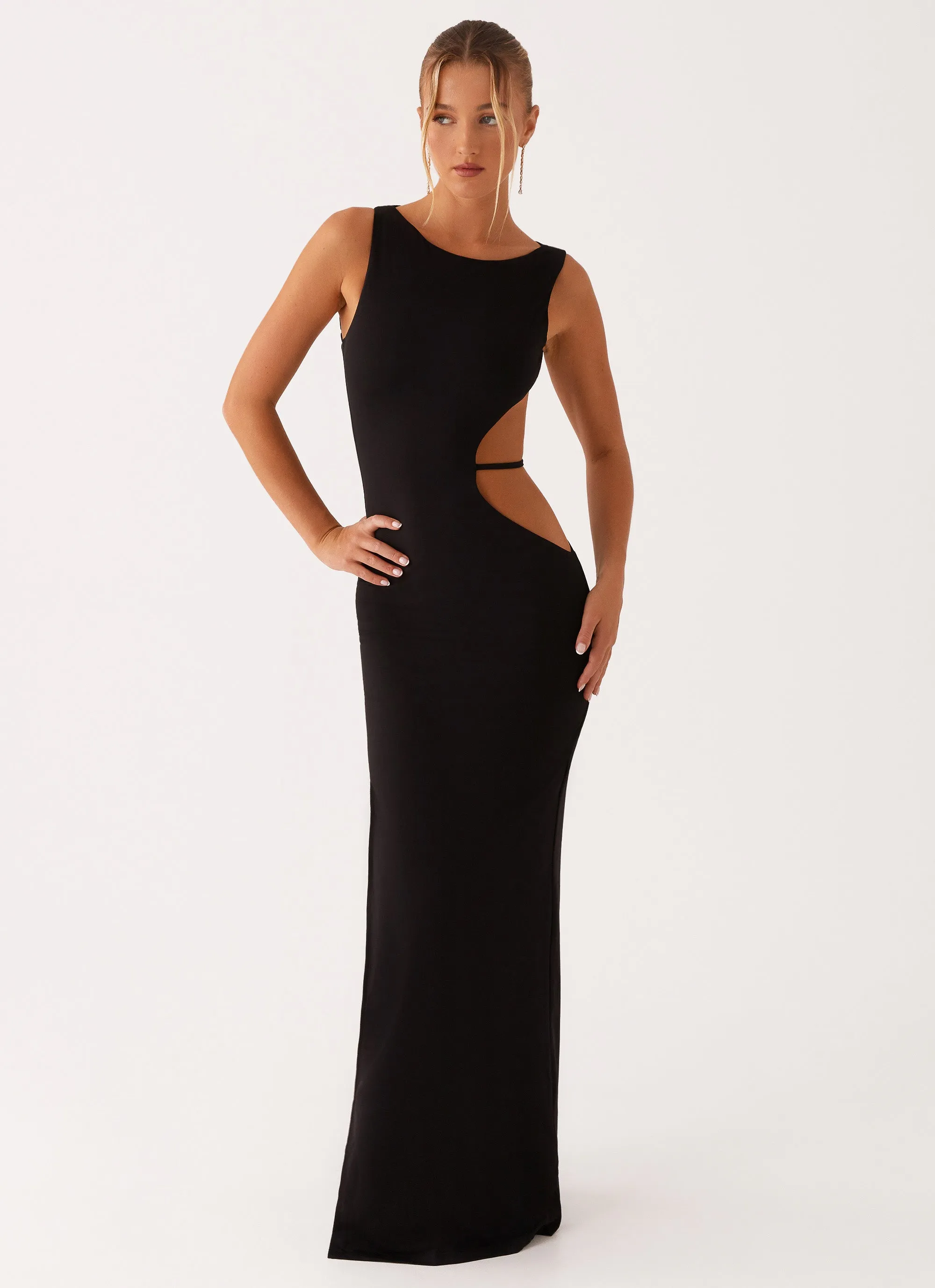 Sutton Maxi Dress - Black Urban Line