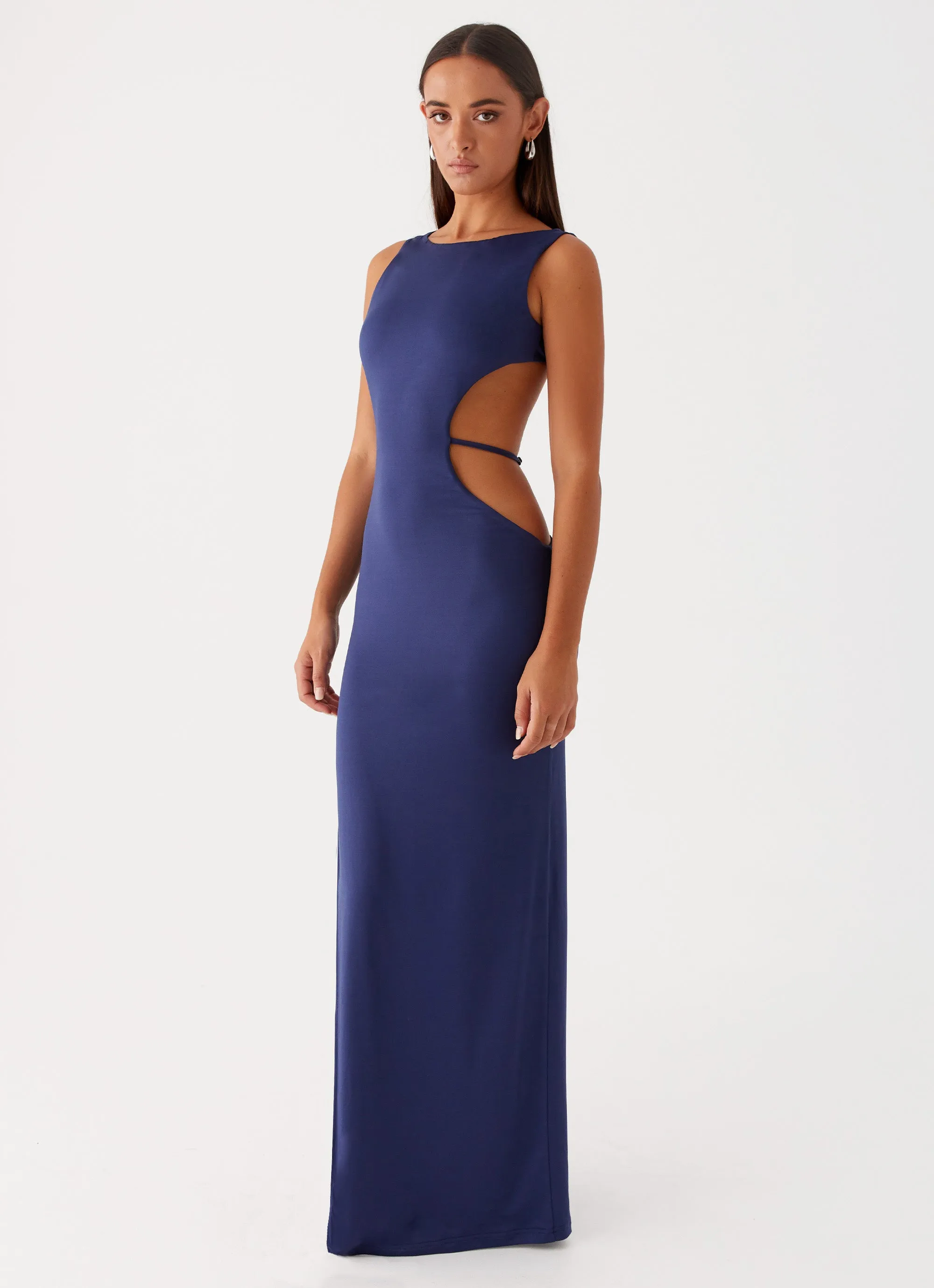 Sutton Maxi Dress - Navy Relax Form
