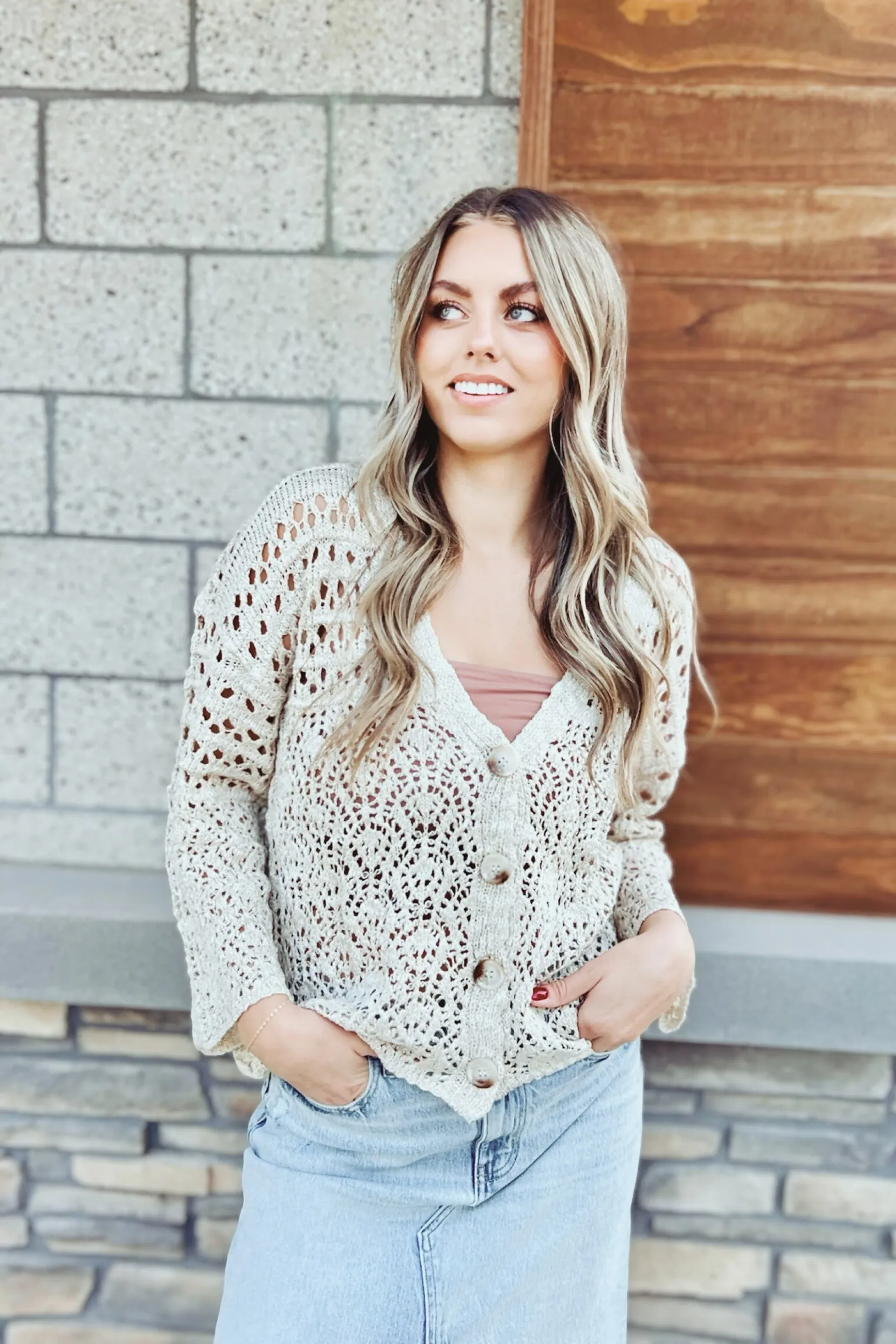 Harvest Knit Cardigan Lux Collection Layer Trend