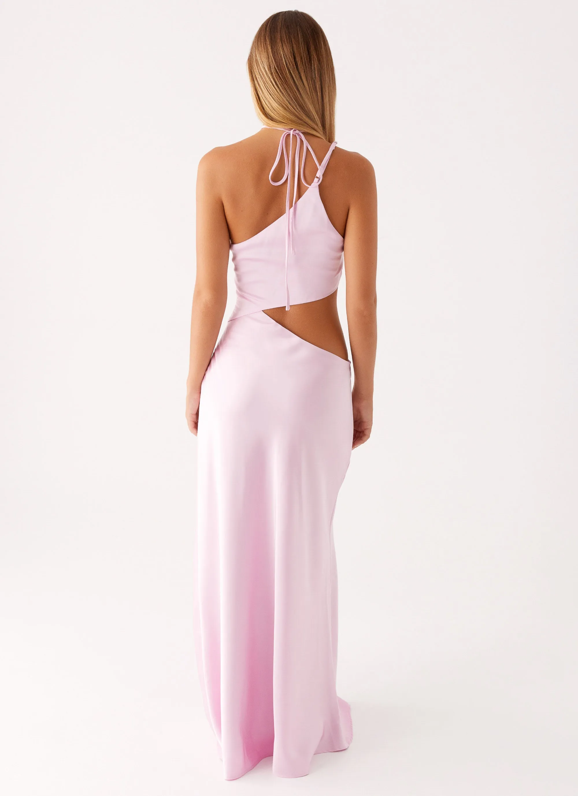 Courtney Maxi Dress - Pink Clean Stitch Noble Glow
