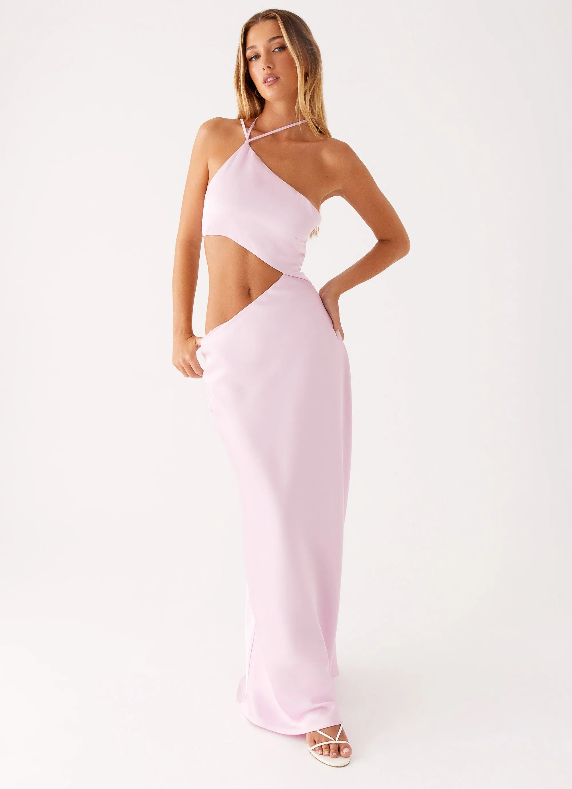 Courtney Maxi Dress - Pink Soft-Lining