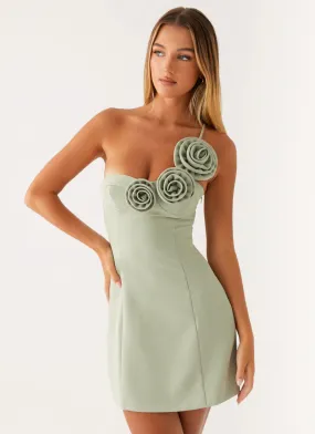 Sweetpea Mini Dress - Sage Travel Staple