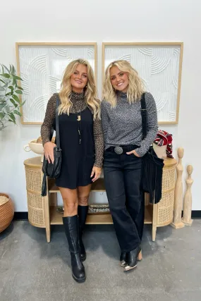 Switch It Up Knit Top Contrast Stitch Detailing QuickDry Texture