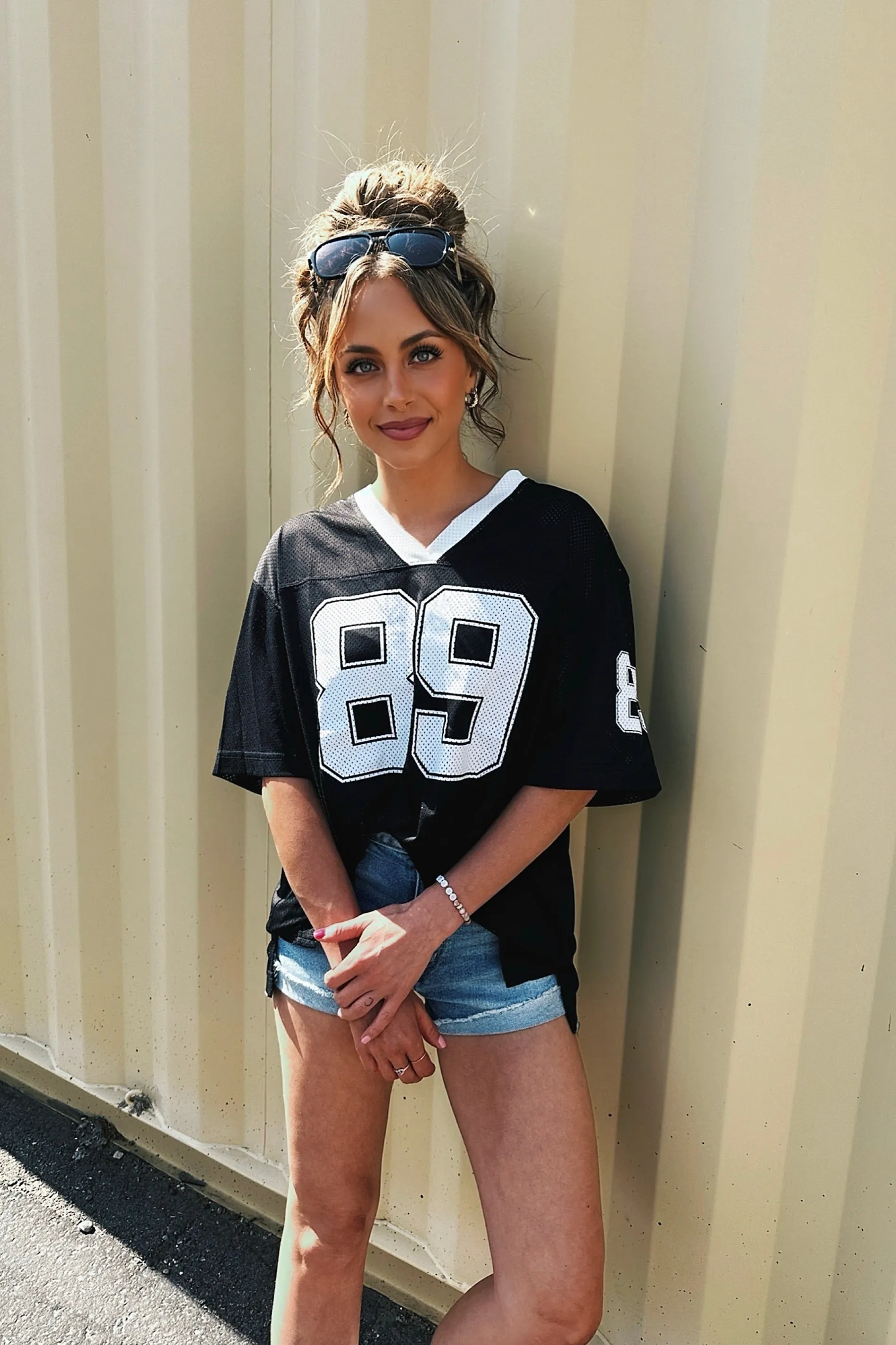 Tailgate Star Jersey Top Four Way Stretch StretchFit