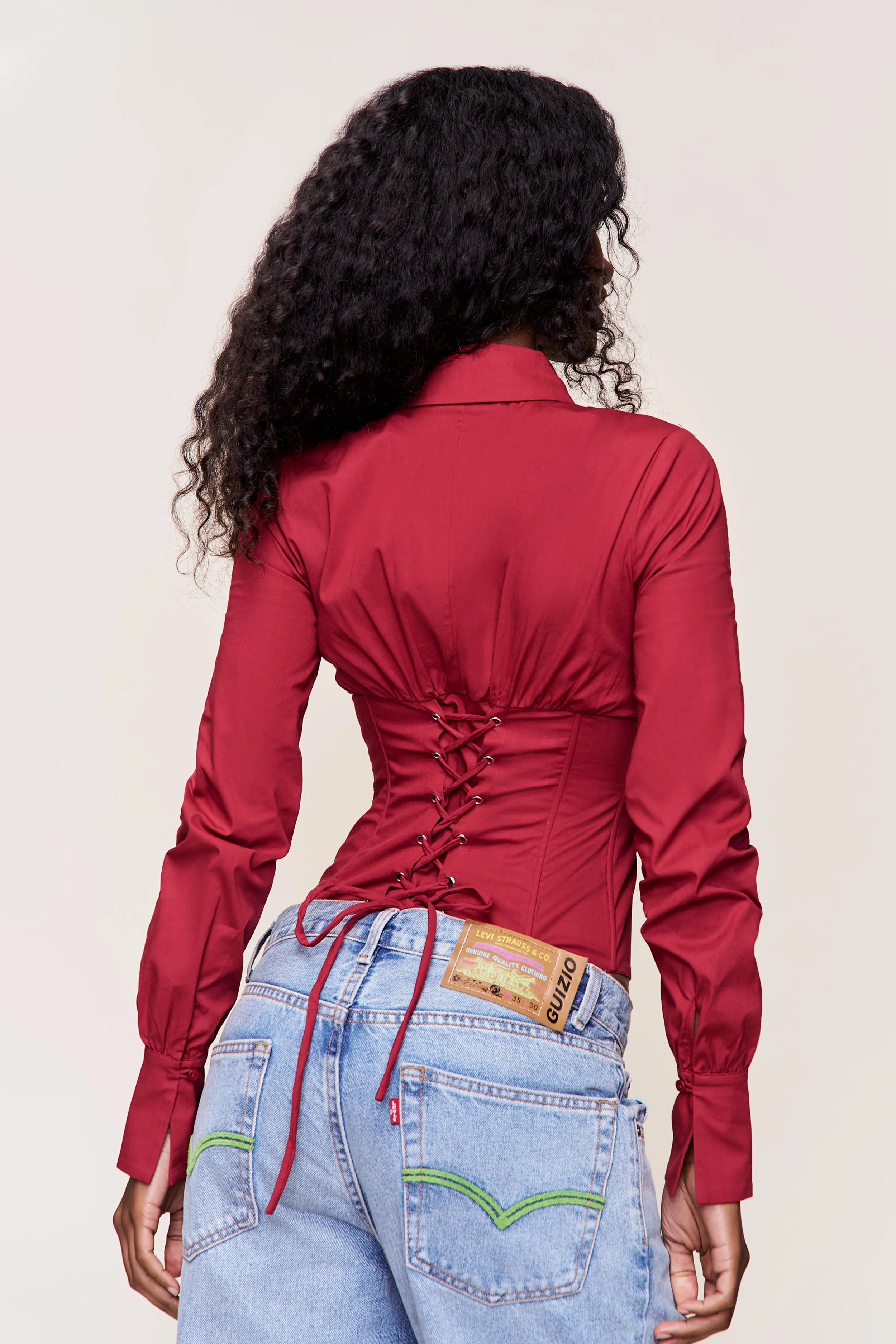 Tailored Corset Long Sleeve Cozy Knit