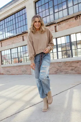 Muted Moon Crewneck Modern Design