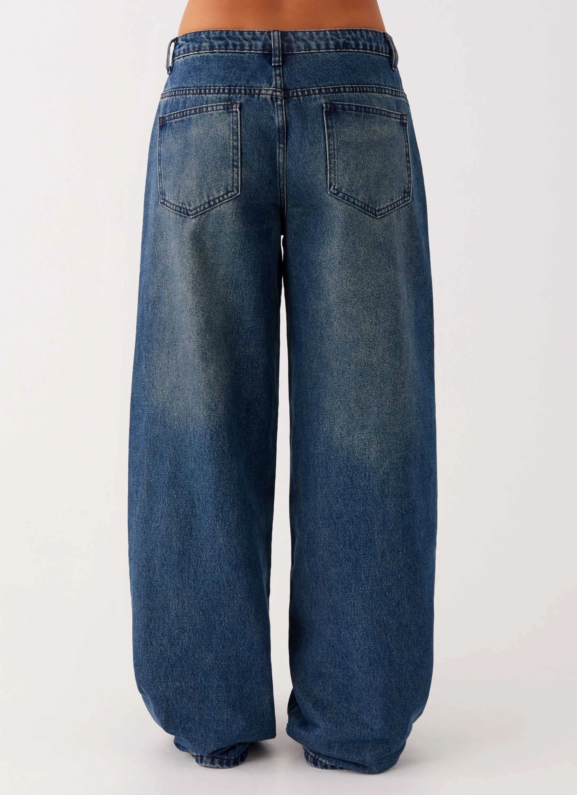 Abrasion Resistant Surface Joan Denim Jeans - Indigo