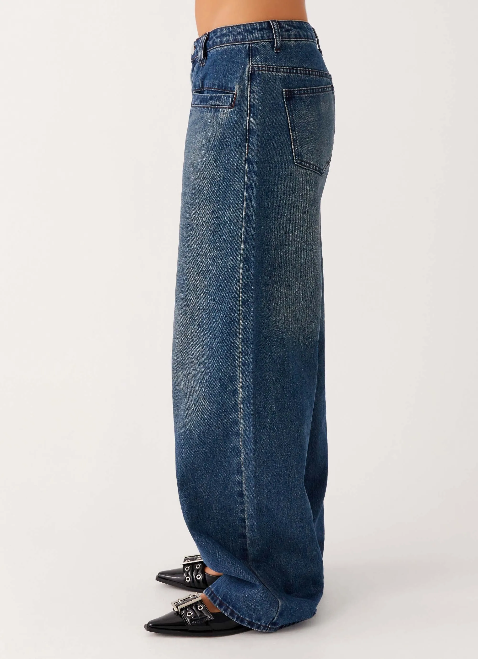 Organic Cotton Material Joan Denim Jeans - Indigo