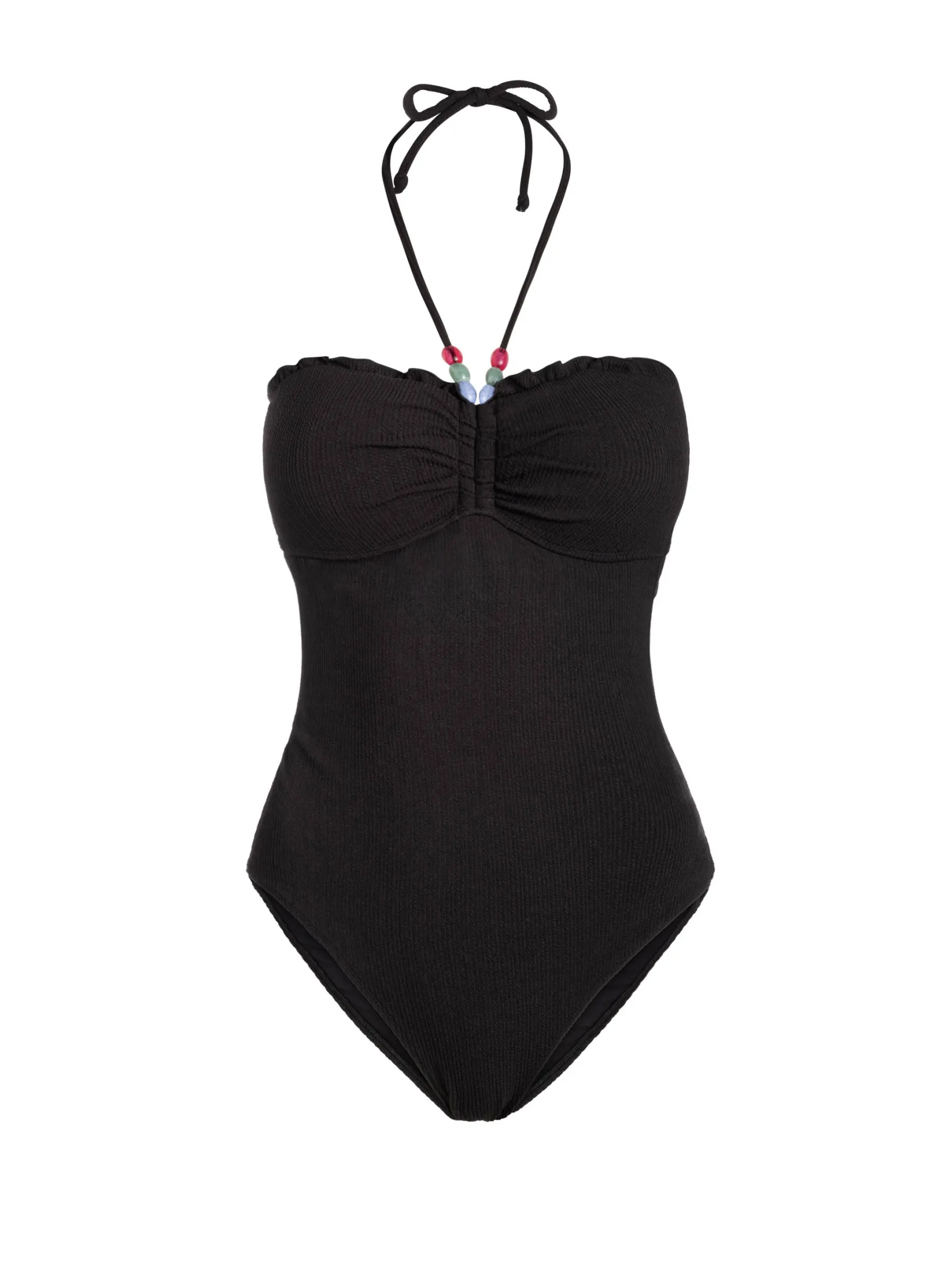 Soft Touch Swim Talia One Piece In Black Texture