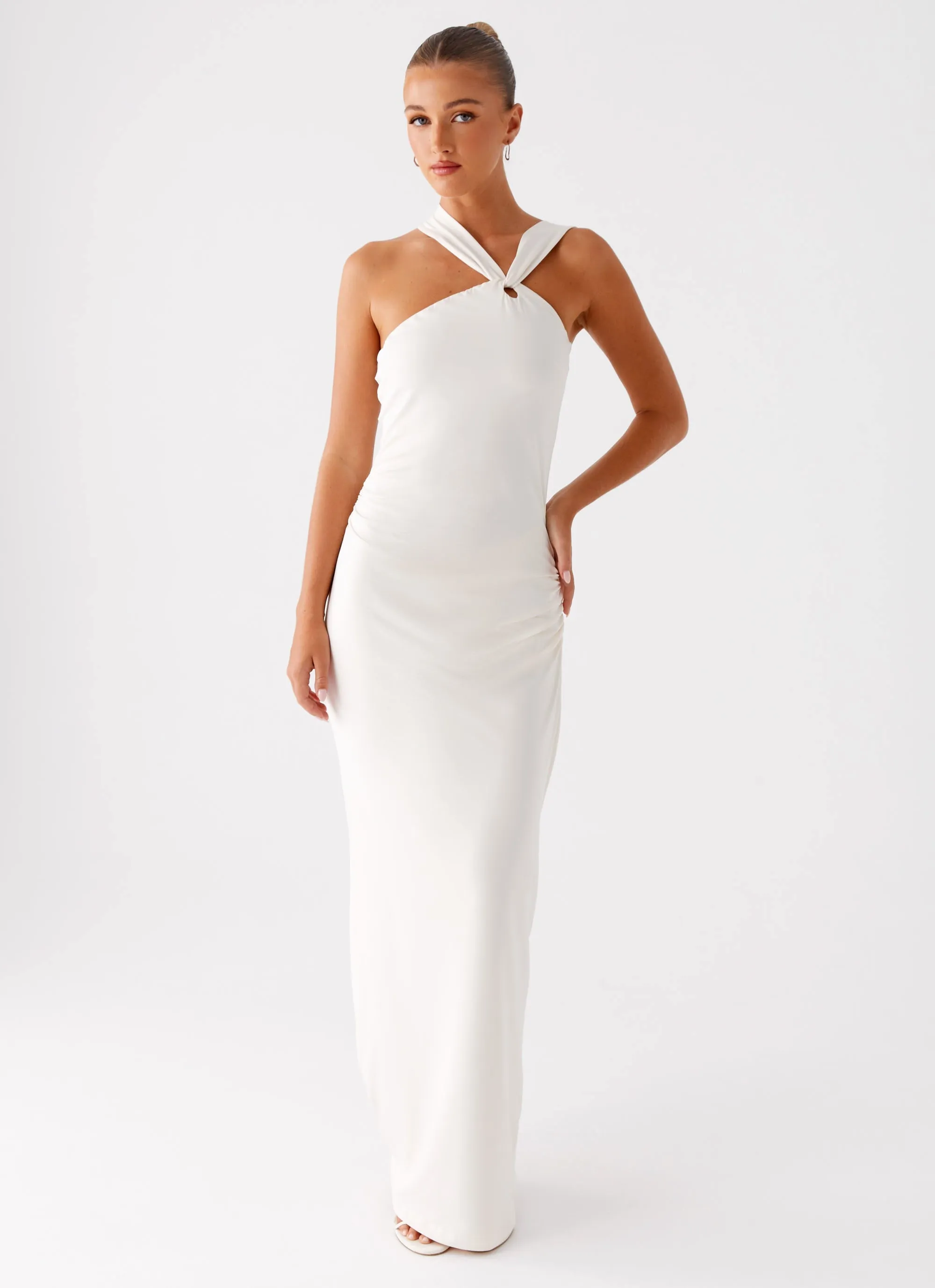 Tamira Maxi Dress - Ivory Chic Motion