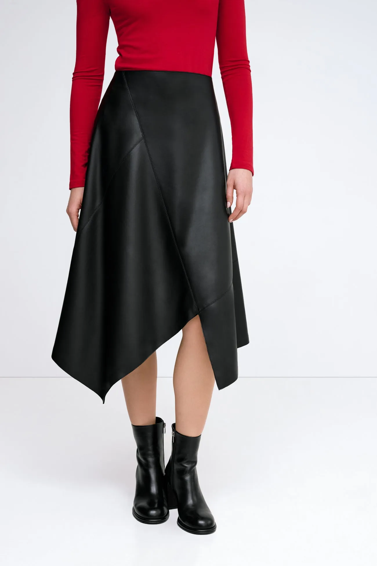 Coralie Skirt Two Tone Weave Layered Sleeve