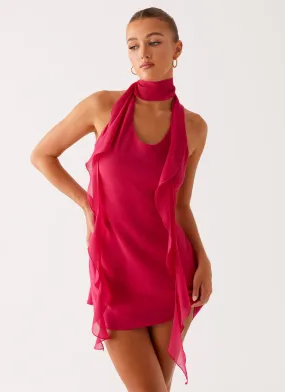 Tanner Mini Dress - Fuchsia Night Style