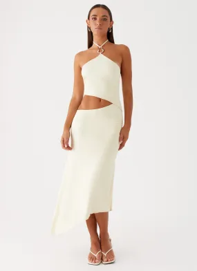 Bust-Enhancing Tasha Maxi Dress - Lemon