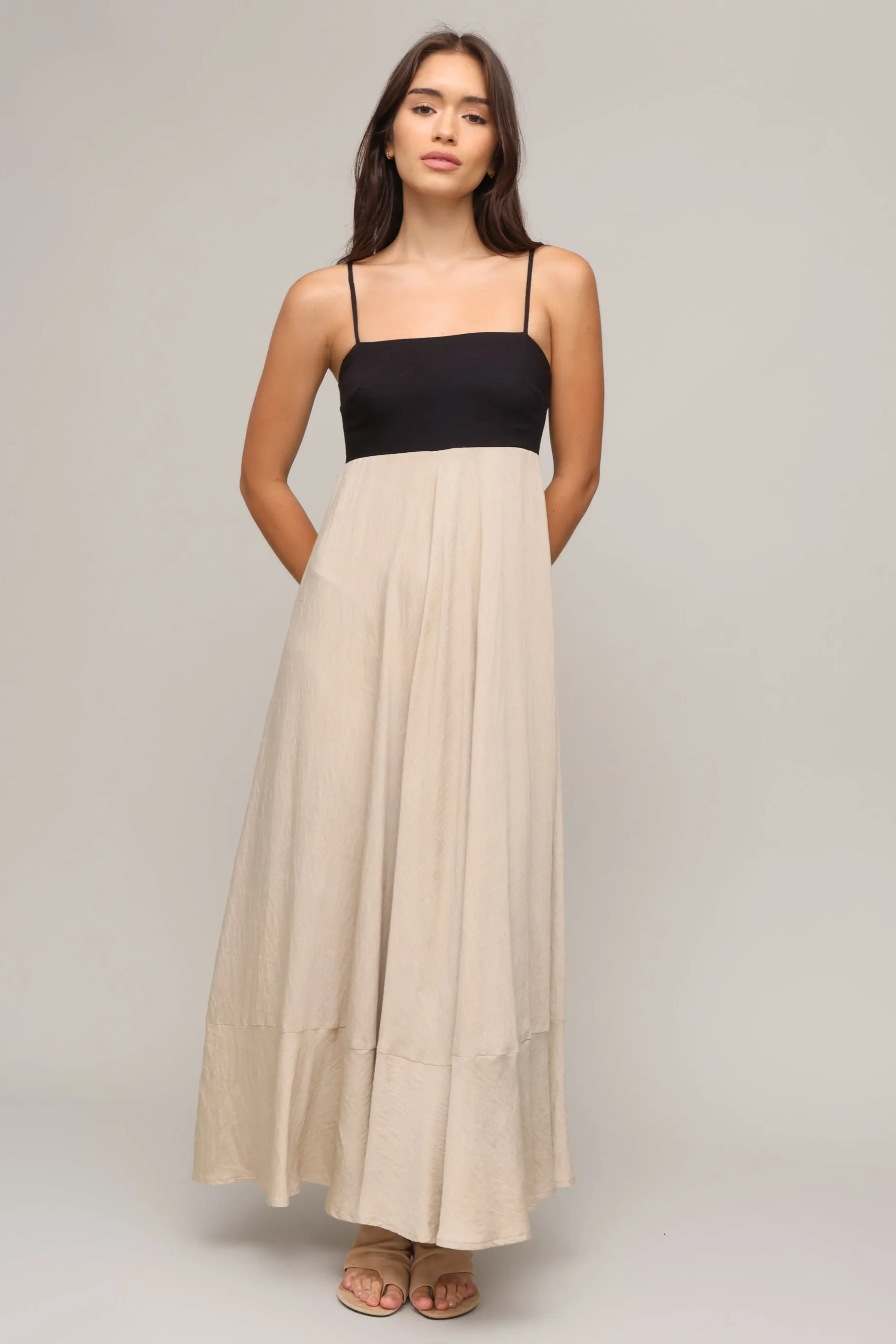 Modern Touch Tate Colorblock Maxi Dress