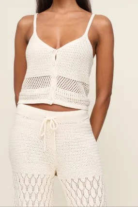 SoftTouch PreShrunk Fabric Tay Crochet Tank