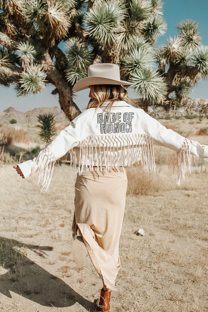 Weatherproof Zippers Babe Of Honor Farrah Jacket- Cream