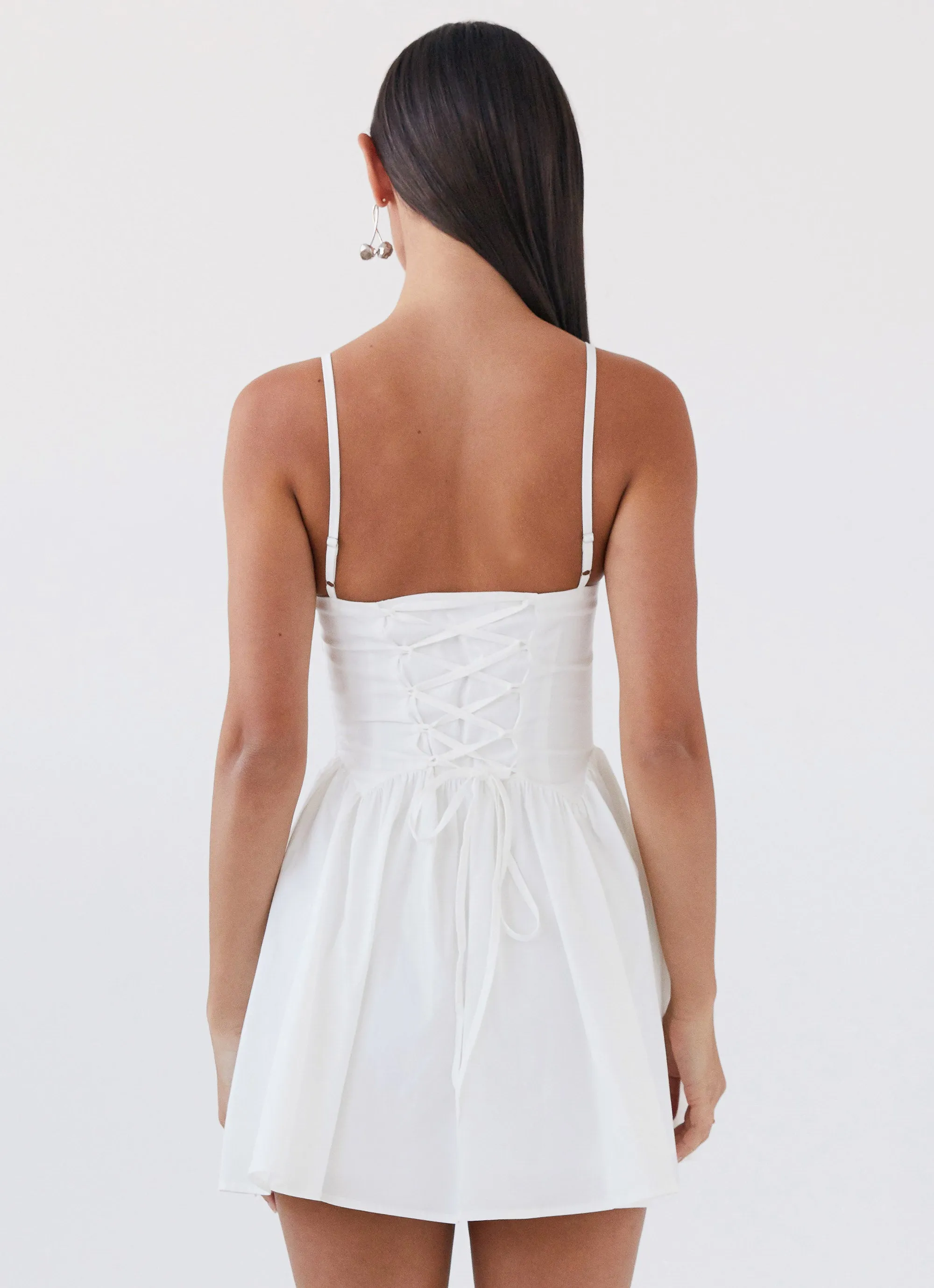 Comfort Fit Tesoro Mio Mini Dress - White