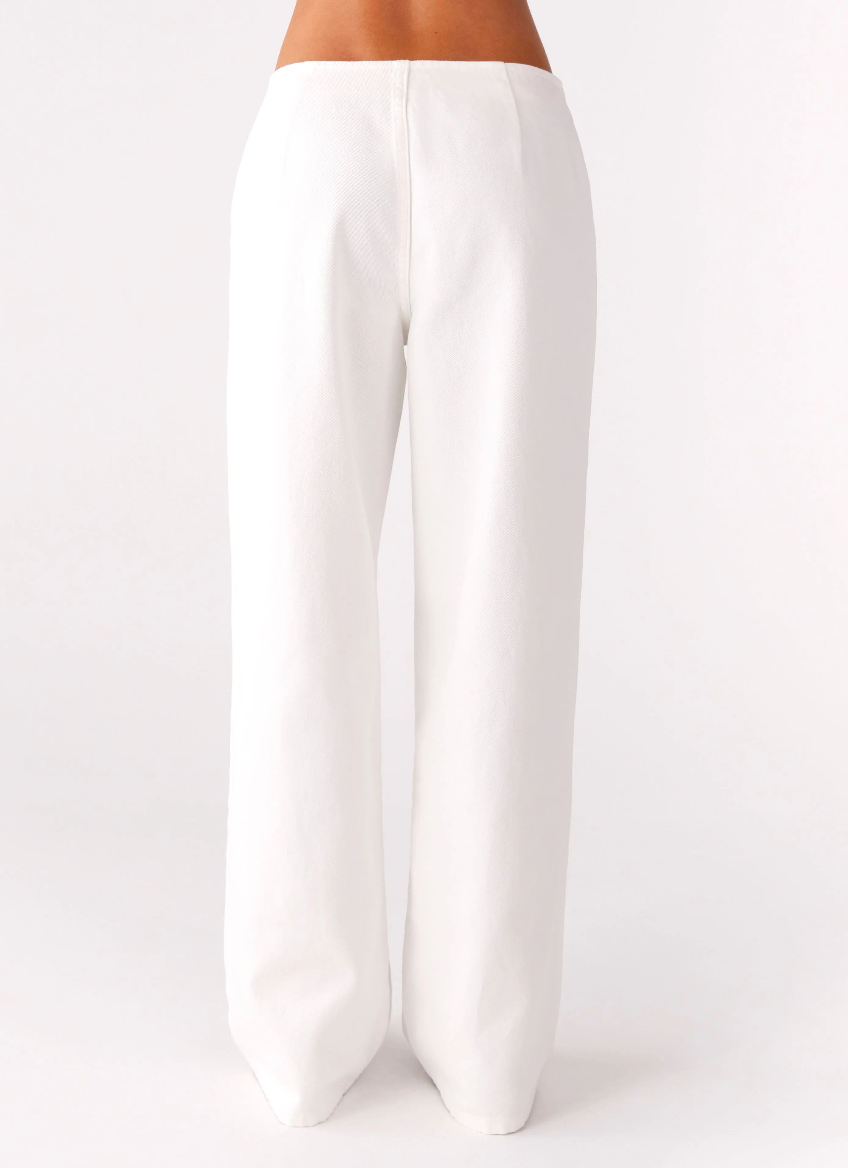 Moisture Wicking Lining Texas Low Rise Jeans - White