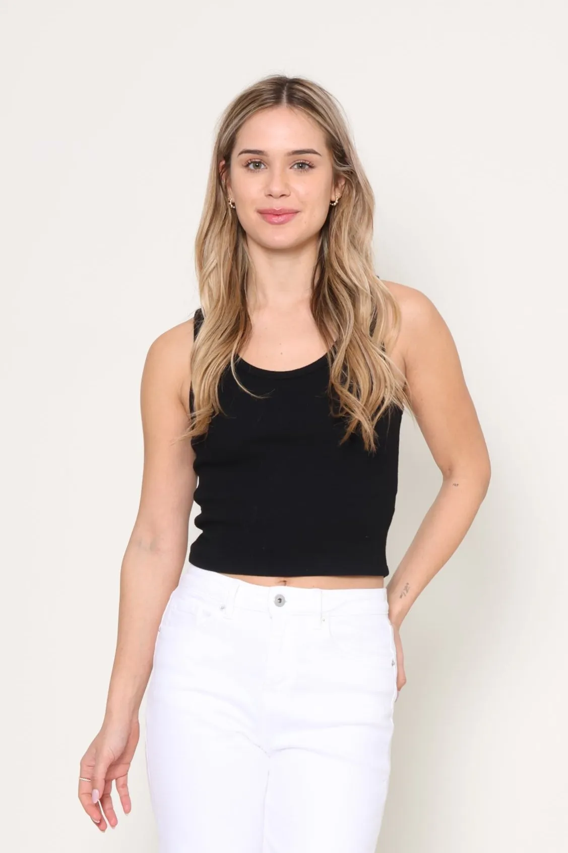 The Blondie Tank CroppedLength Vintage Pullover