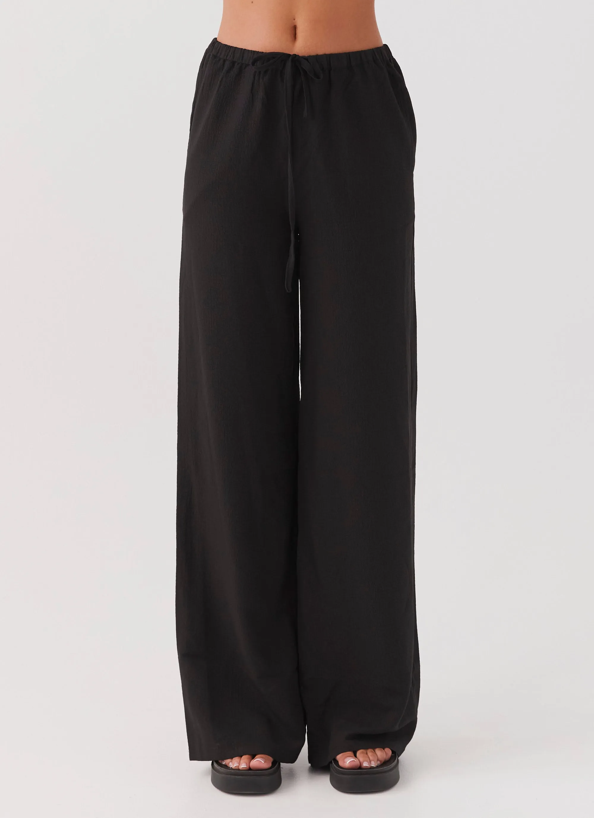 Light wash Practical Comfort The Good Days Pants - Black