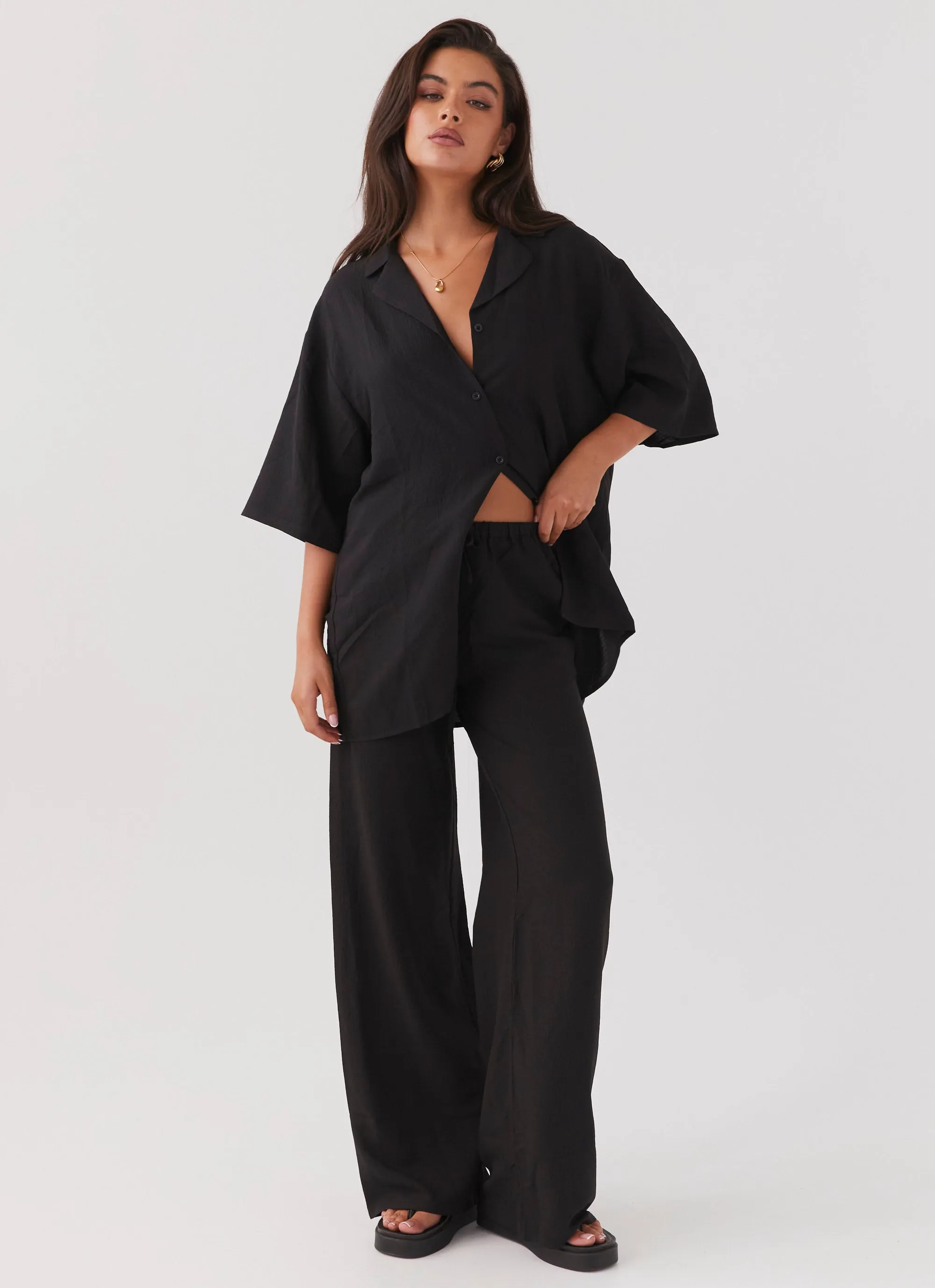 The Good Days Pants - Black Flexible Layer Heat Dissipating