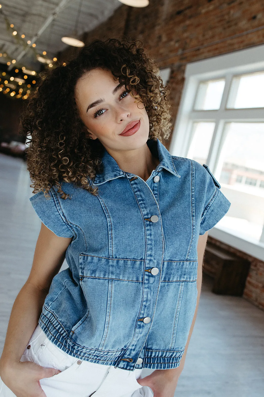 Drop Shoulder Cut Casual dress The Rewind Vest