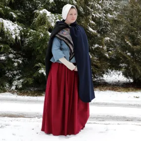 Drawstring Skirt - Plain Polka Dot