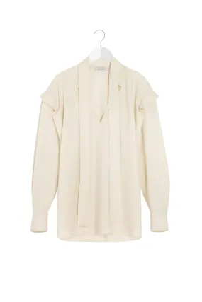 Ascot Blouse All-Purpose Wear SnagFreeKnit