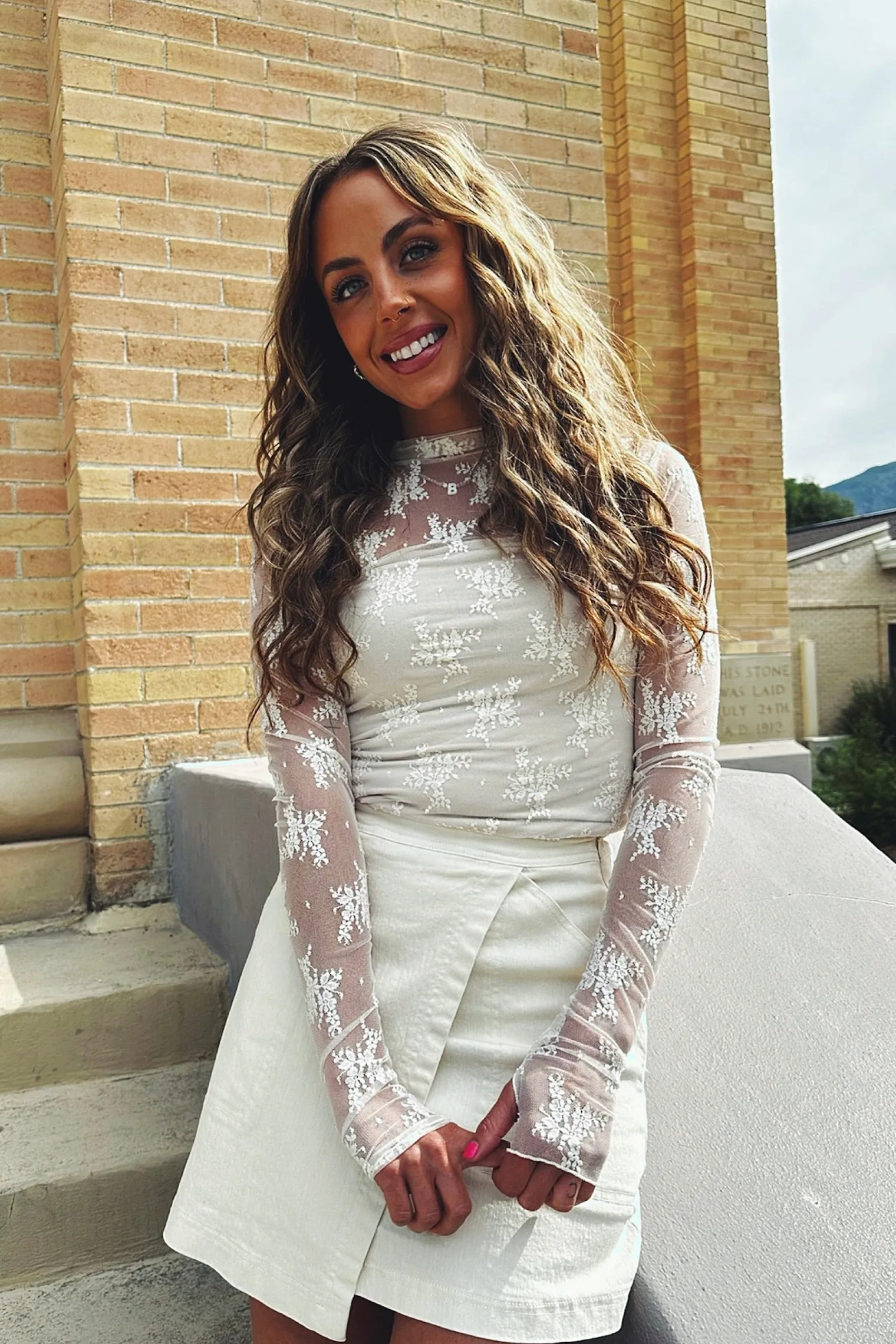 Comfortable Cotton ResilientStretch Free People Lady Lux Layering Top