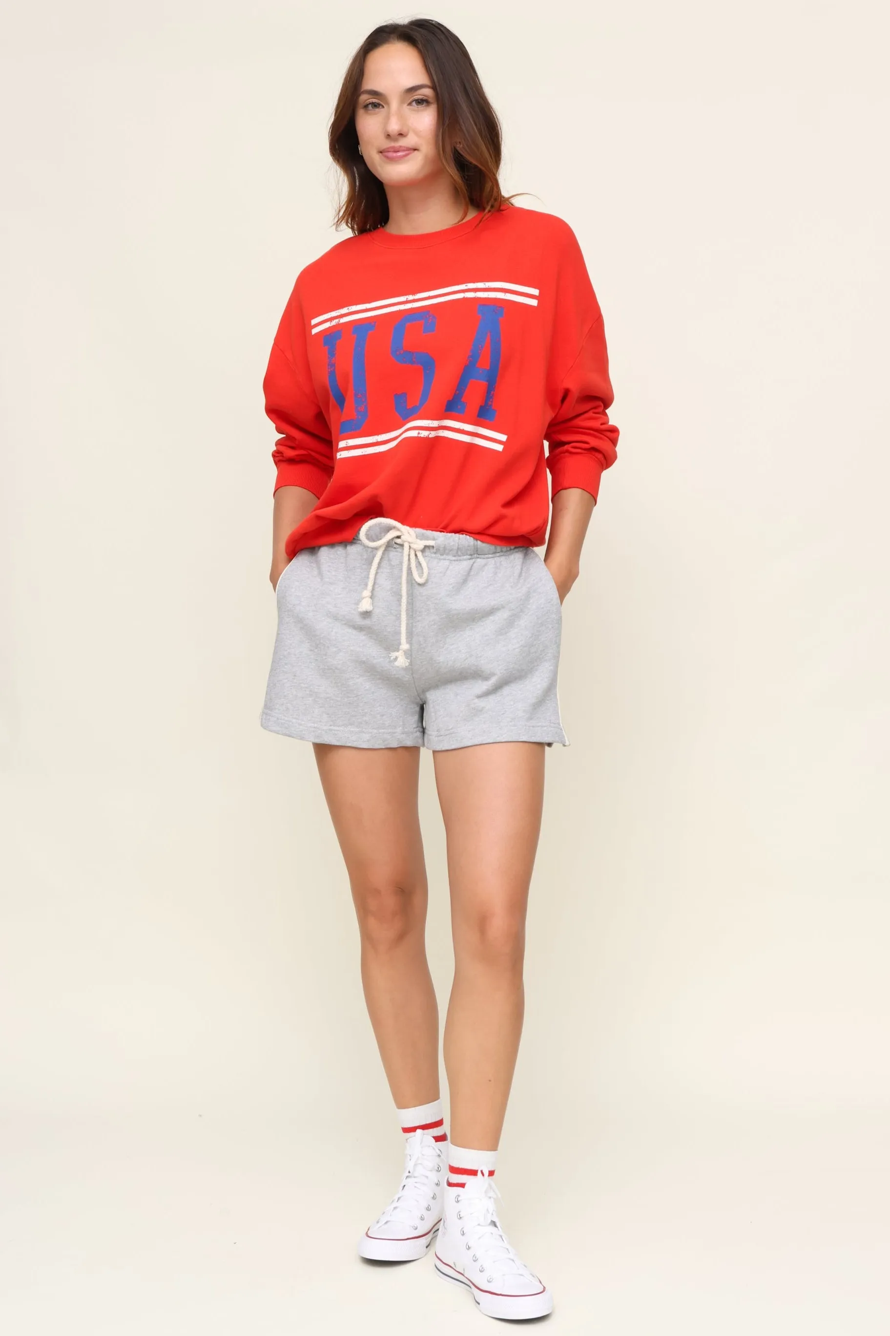 ReinforcedShoulderConstruction Usa Sunday Sweatshirt