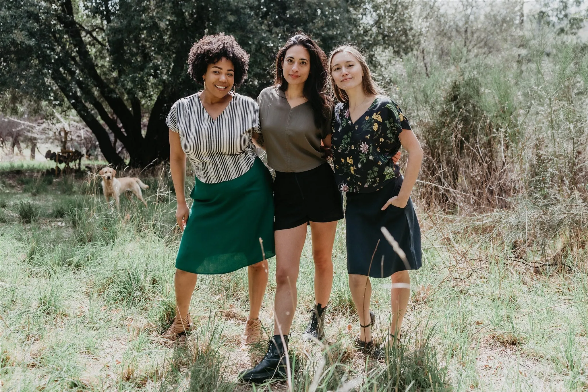 Tie Skirt in Emerald Challis Comfortable Look Wear