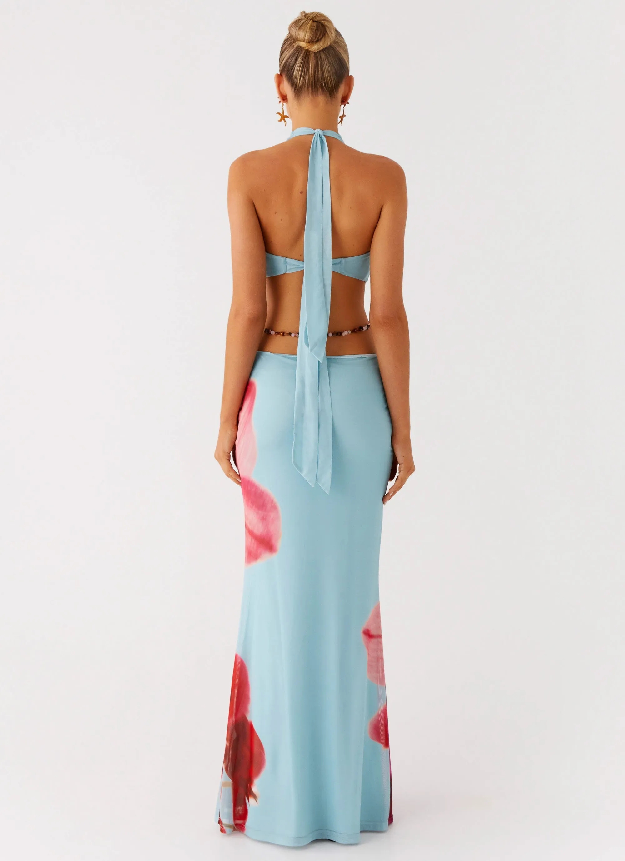 All Inclusive Classic and Chic Time To Dance Maxi Dress - Turquoise Bloom