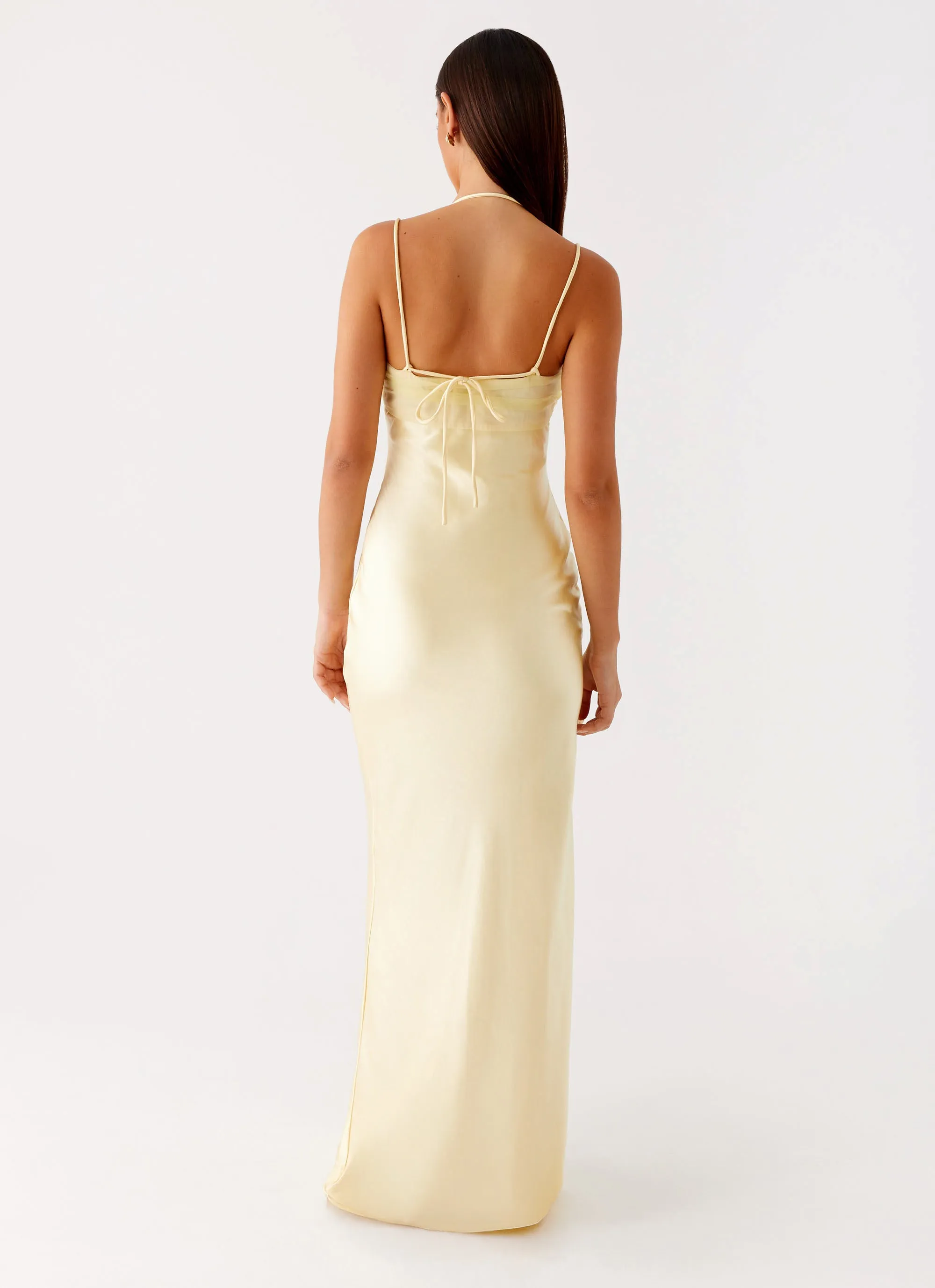 Belize Maxi Dress - Yellow Refined fit