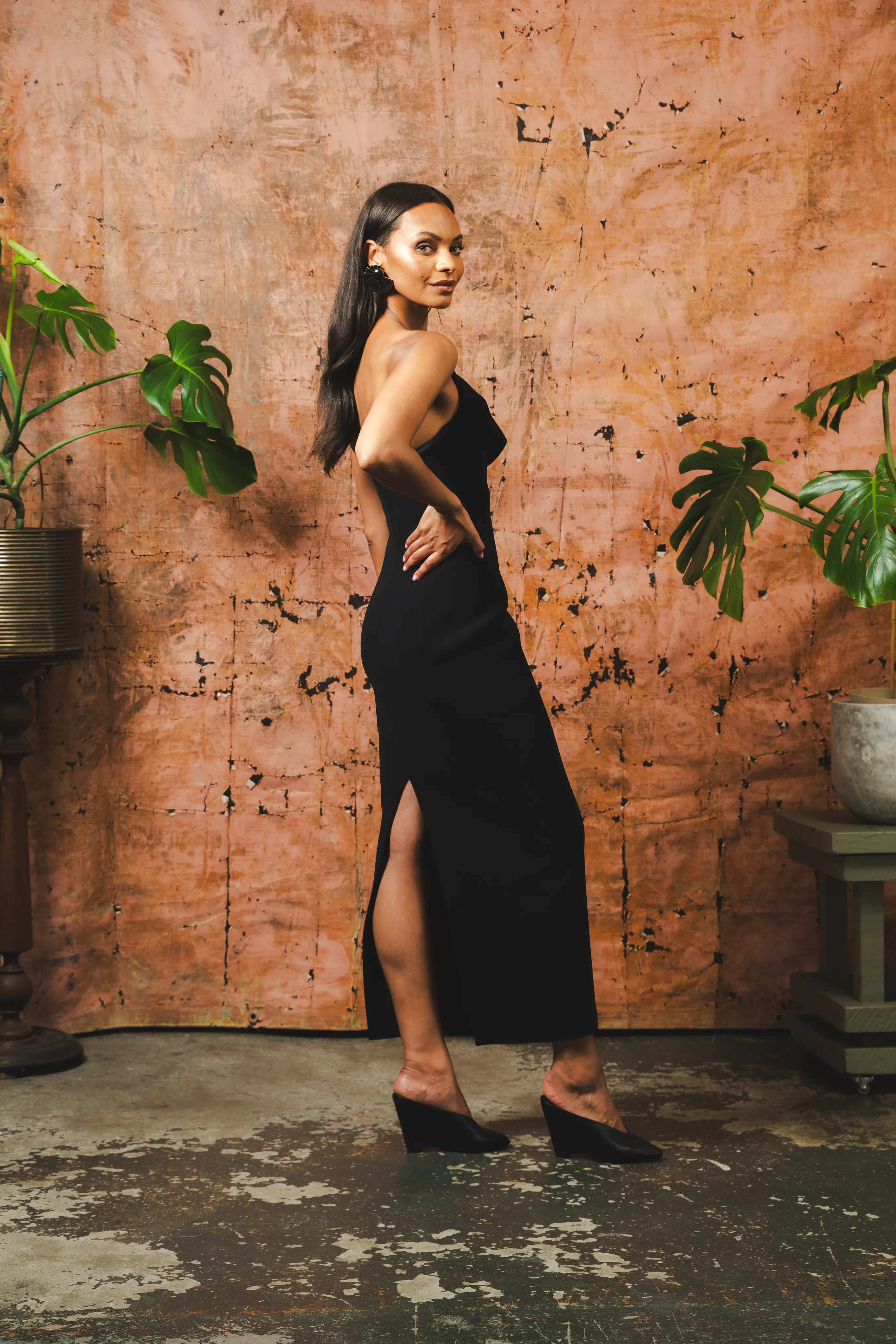 Cato Dress Silky Form Weekend Casual