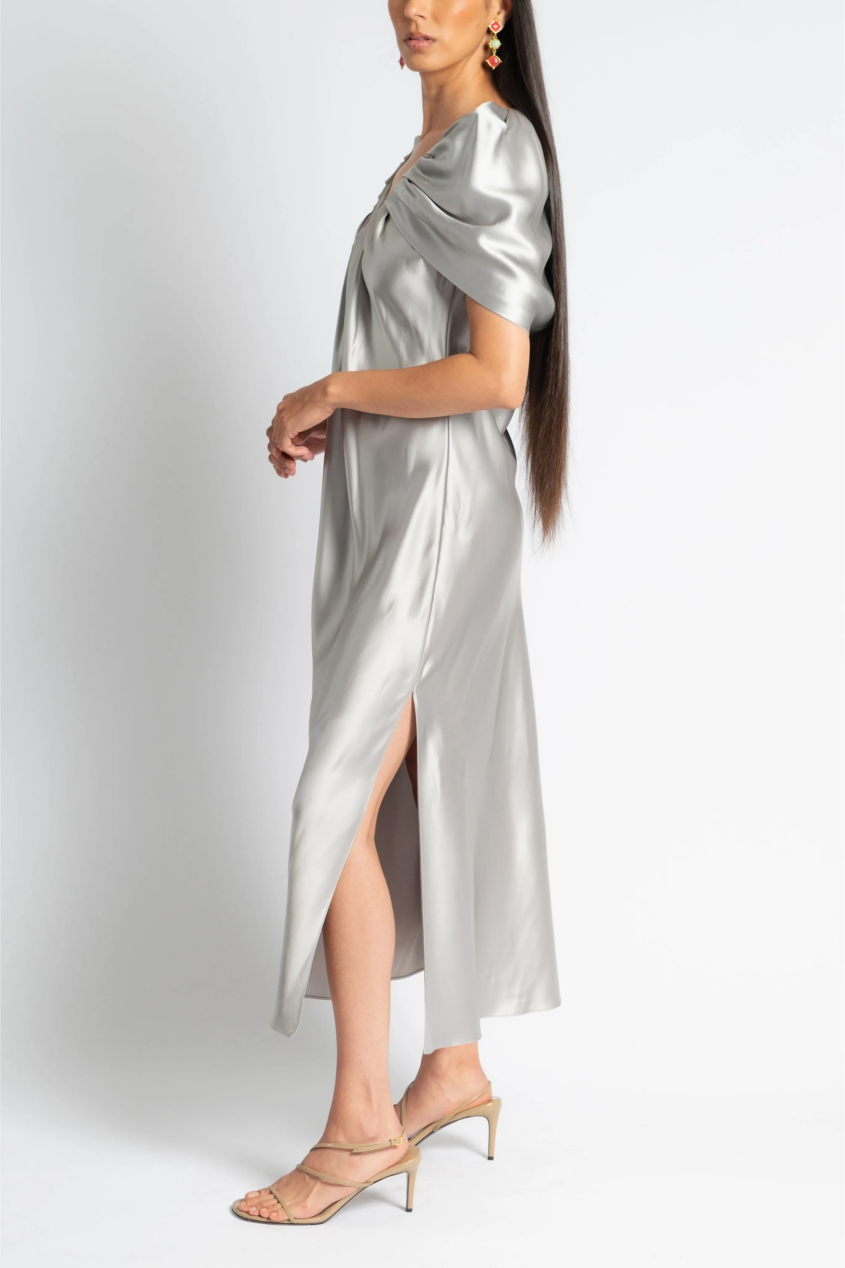 Sheath Dress Fringe-Detail Church Scene