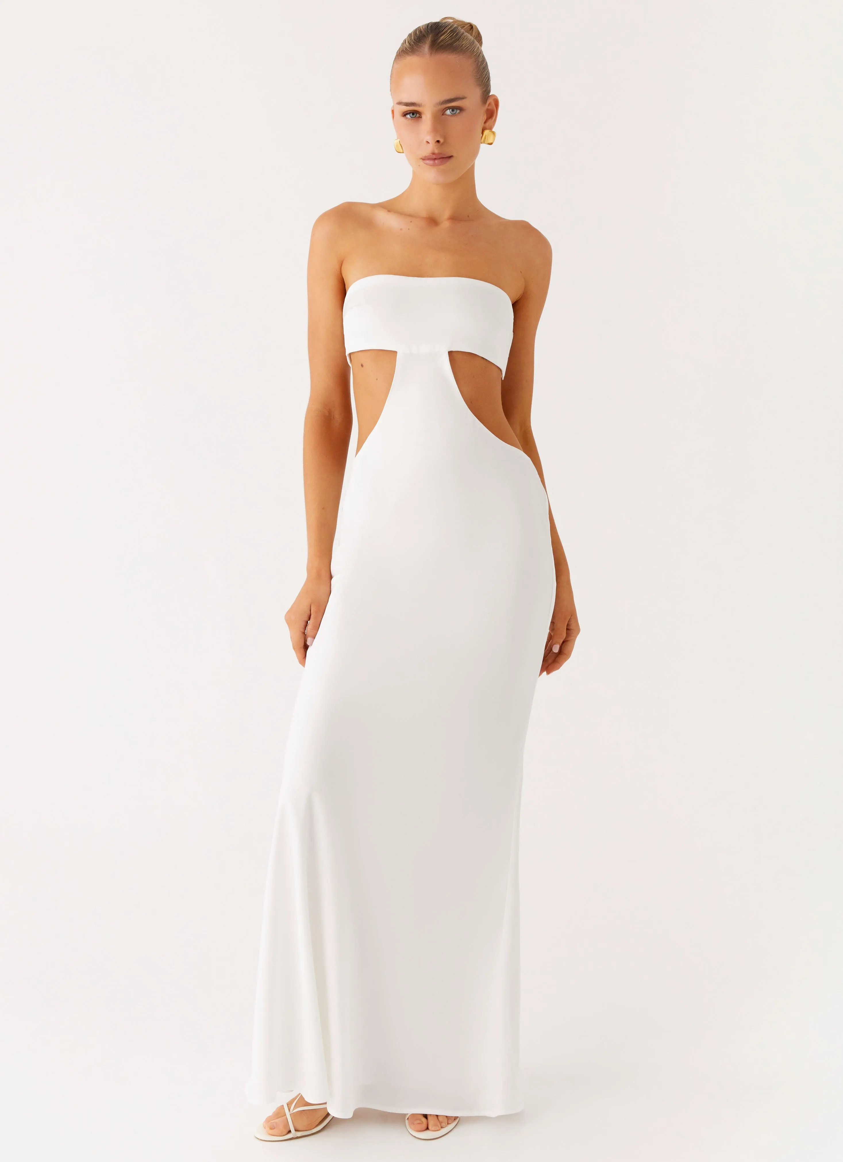 Kiss Me Cut Out Maxi - Ivory Street Motion